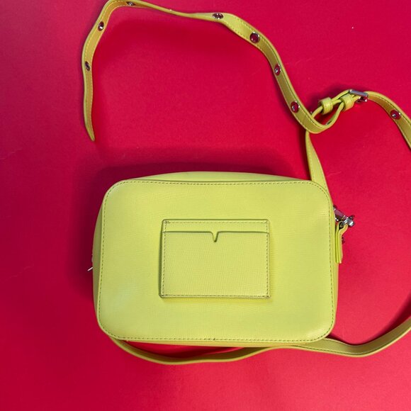 Sans Beast Yellow Vegan Leather Camera Bag – Eco-Friendly Statement Accessory - Picture 6 of 12